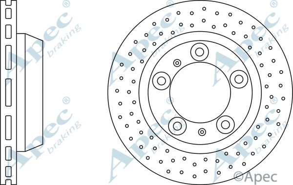 APEC BRAKING Тормозной диск DSK2689